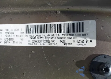 2008 Dodge Ram 1500 Slt from USA, damaged, VIN 1D7HA18268J223425
